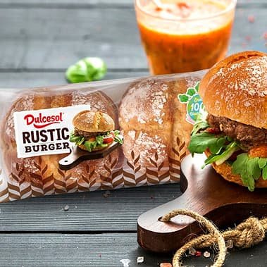 dulcesol rustico Pan Burguer Rustico "Dulcesol"